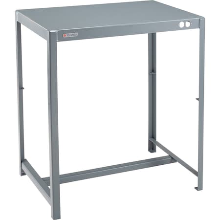 Global Industrial Deluxe Machine Table, 12 Gauge Welded Top, 36W x 24D x 42H 493765